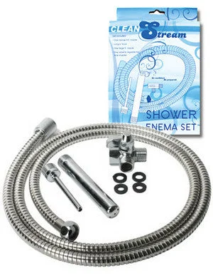 Sex toys for mild intimacy-Clean Stream Metal Deluxe Shower System