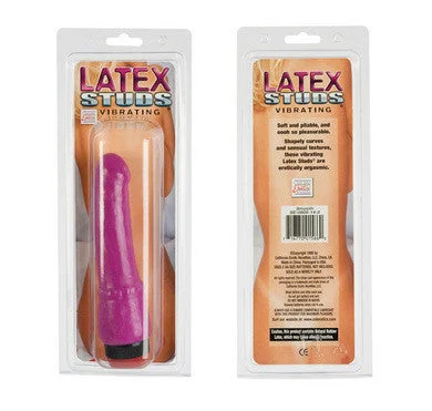 Vibrator snug stash-Latex Studs - Smooth Vibe - Purple