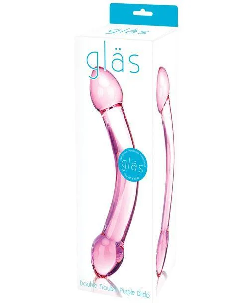 laced-dildo-Glas Double Trouble Glass Dildo