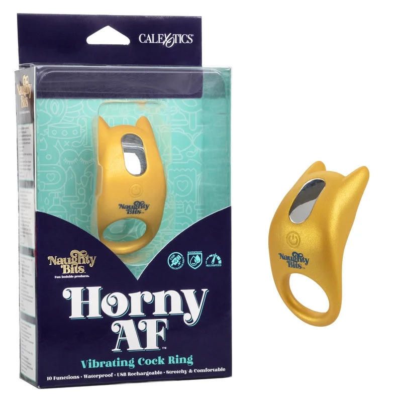 cock ring blend-Naughty Bits™ Horny AF Vibrating Cock Ring by Cal Exotics