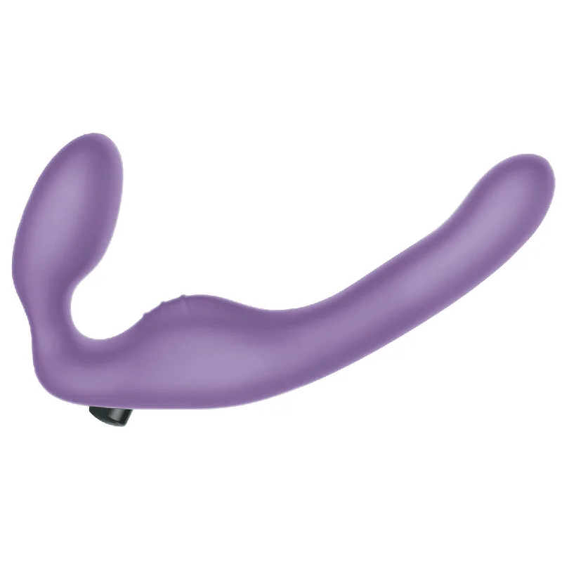 Sex toys with mild texture-Wet for Her Union Strapless Double Dil - Small - Purple