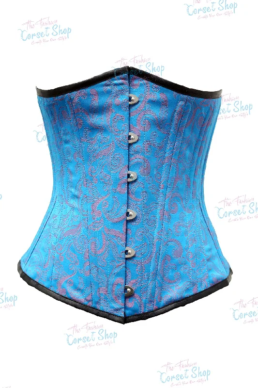 Corset in pale emerald-Litchfield Custom Made Corset