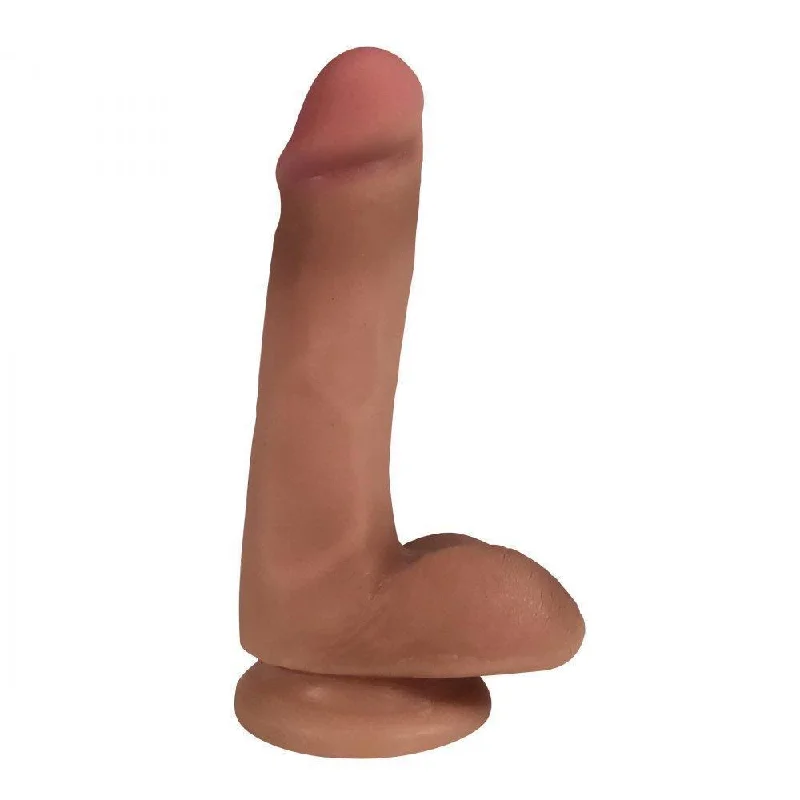 nub-dildo-Easy Riders 6 Inch Dual Density Dildo With Balls