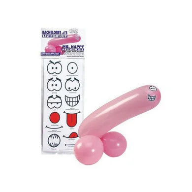 Rechargeable anal pulse beads-Bachelorette Mr. Happy Balloon Kit