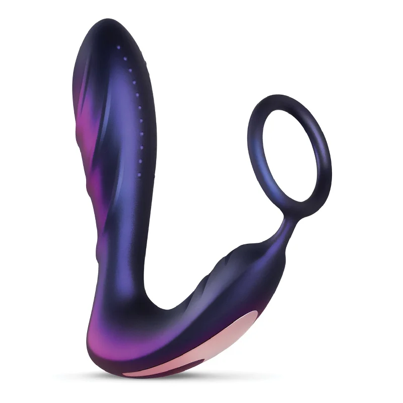 Vibrator top name-Hueman Black Hole Anal Vibrator & Cock Ring