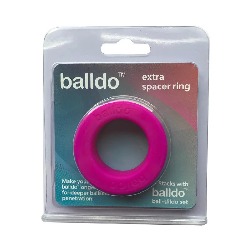 Vibrating rings with mild pulses-Balldo Single Spacer Ring Purple