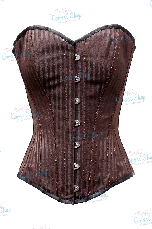 Corset top in iridescent fabric-Ailee Custom Made Corset