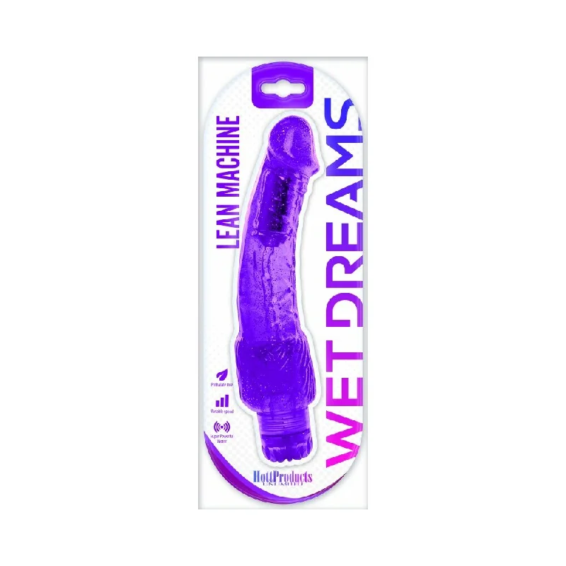 Sex toys with fine texture-Wet Dreams Lean Machine Purple