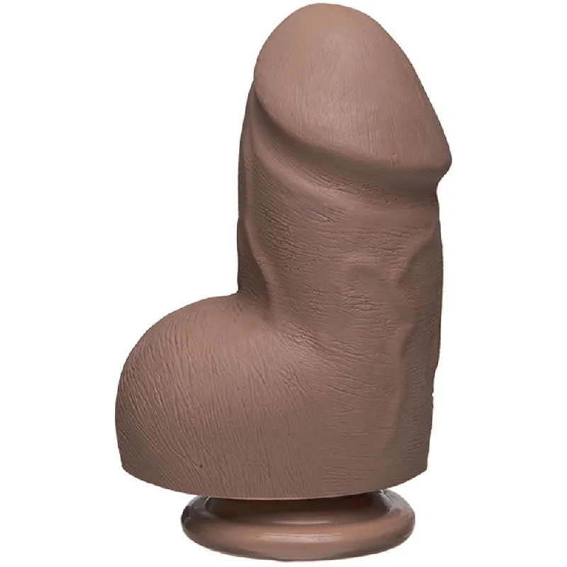 Sex toys for erotic teams-The D - Fat D - 6 Inch With Balls - Firmskyn -  Caramel