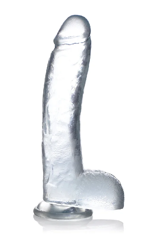 Sex toys for couple intimacy-Jock C - Thru 10 Inch - Clear