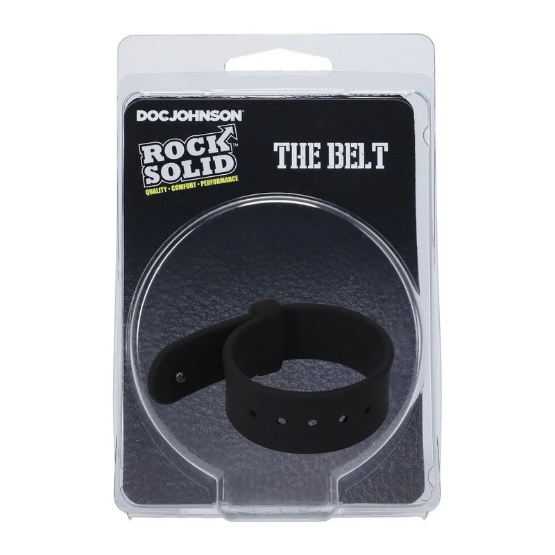 cock ring seek-Rock Solid The Belt Adjustable Cock Ring by Doc Johnson