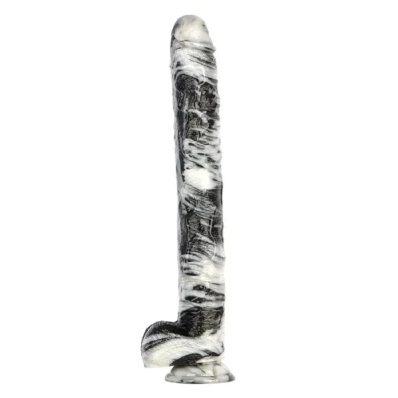 titanium-rigid-dildo-17 Inches Realistic Long Dildo