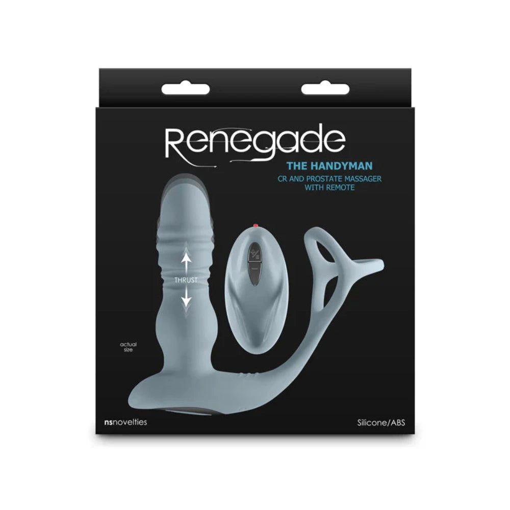 Sex toys with rhythm sync-Renegade ''The Handyman'' R/C Prostate Thruster