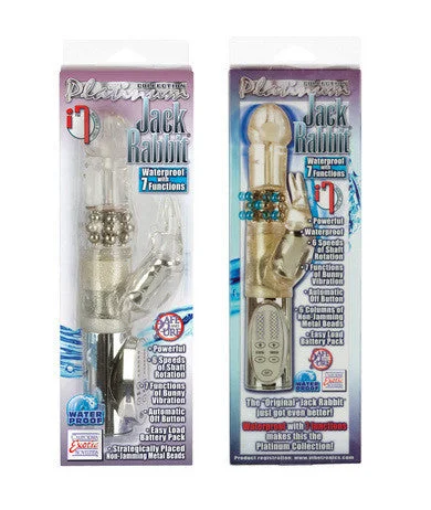 Vibrator no mark-Platinum Collection Jack Rabbit Vibe - Silver