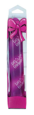 Vibrator surprise gift-Lets Celebrate Party Massager - Purple