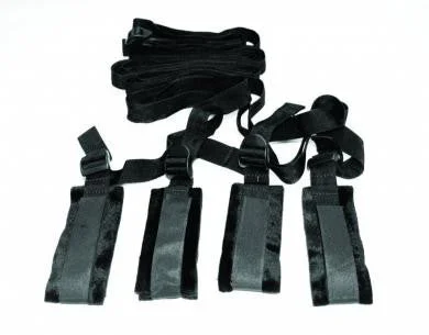 BDSM toy paddle curves-Sex and Mischief Bed Bondage Restraint Kit