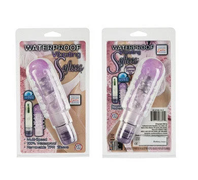 Vibrator rush mode-Waterproof Vibrating Softees Stimulator - Purple