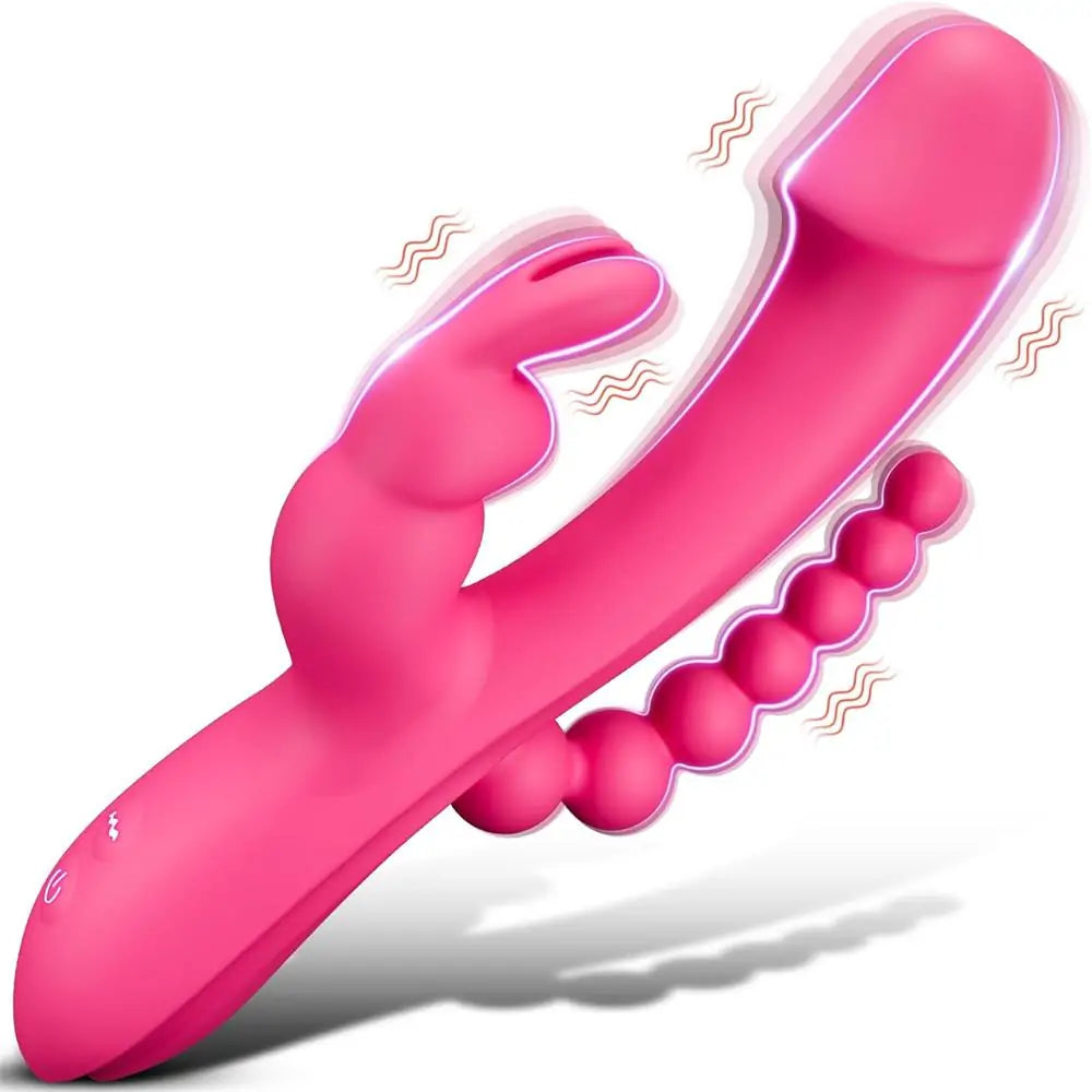 Vibrator still escape-Evolved Rabbit Vibrator Clitoral G Spot Vaginal Anal Bead Sex Stimulator