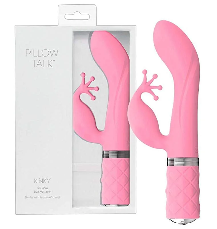 Vibrator ninja mode-Pillow Talk kinky Powerful Rechargeable Vibrator with Swarovski Crystal