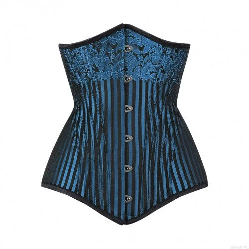 Corset for punk fashion-Nahla Waist Trainer Steel Boned Corset