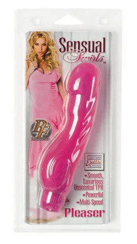 Vibrator long vibe-Sensual Swirls Massager - Pleaser 6.25-inch - Pink