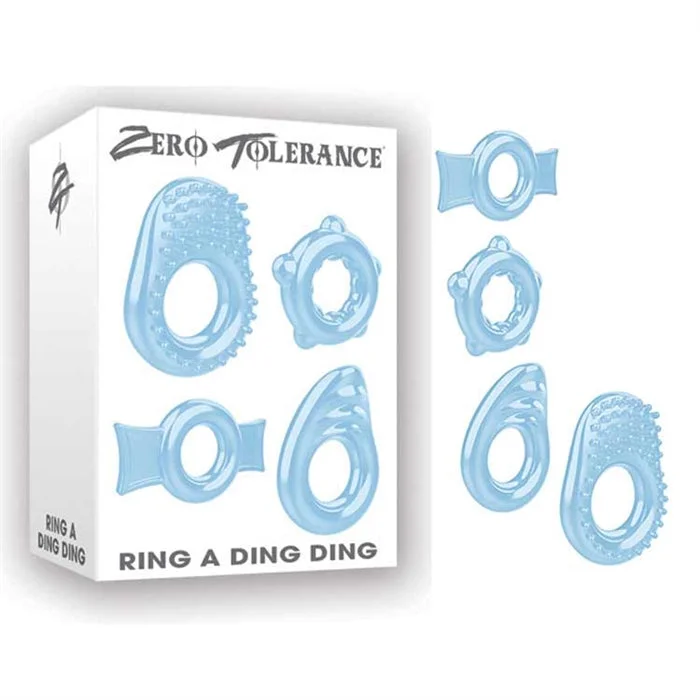 cock ring rare perks-Ring A Ding Ding Cock Rings 4pk by Zero Tolerance