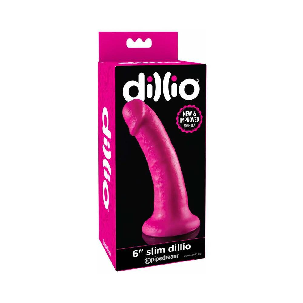 crank-dildo-Pipedream Dillio 6 in. Slim Realistic Dildo With Suction Cup