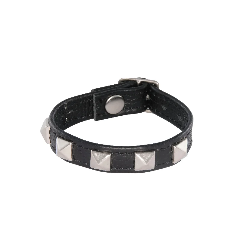 cock ring full form-Si-95071 PYRAMID STUDDED BUCKLE COCK RING