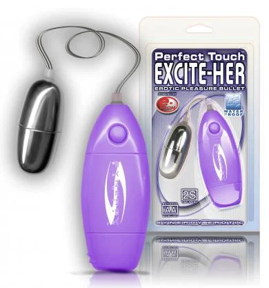 Vibrator satin wrap-Excite-Her Silver Bullet - Lustful Lavender