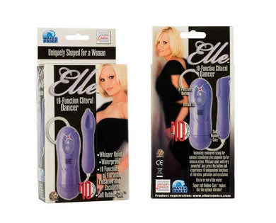 Vibrator bath friendly-Elle 10 Function Clitoral Dancer - Purple