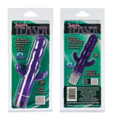 Vibrator dim vibe-Triple Teaser Vibrator - Purple