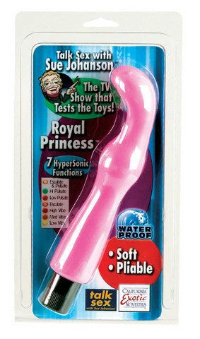 Vibrator plain package-Sue Johanson's Royal Princess - Pink