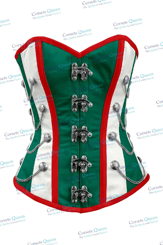 Corset with sheer edging-Macray Custom Made Corset