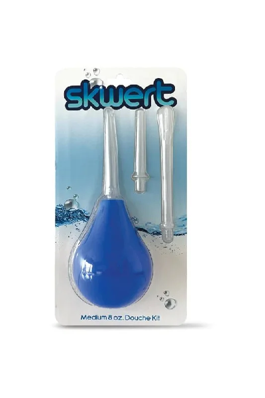 Silicone toys with light ridges-SKWERT 8OZ DOUCHE KIT