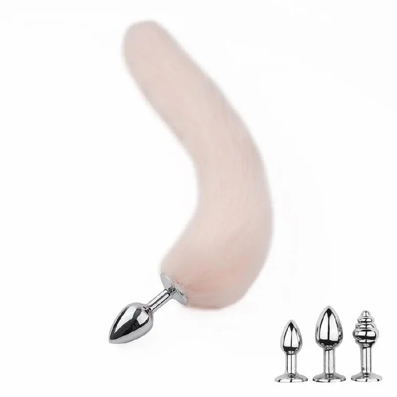 BDSM toy cuff comforts-Fox Tail Butt Plug BDSM Toy