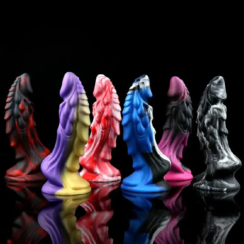 dawn-glint-dildo-7.67 Inches Silicone Suction Cup Dragon Dildo Toy