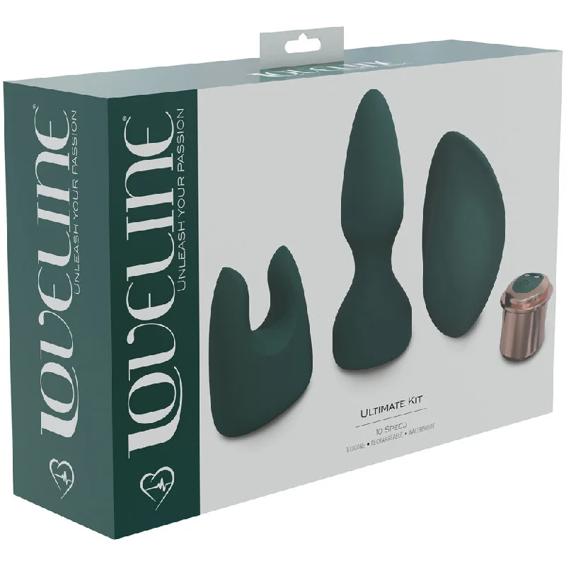 Vibrator downy layer-LOVELINE Ultimate Butt Plug and Bullet Vibrator Kit ,  - Green