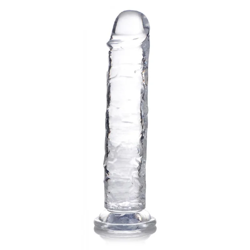 swoosh-dildo-Slim C-Thru Clear Dildo