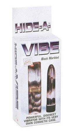 Vibrator luxe layer-Hide-A-Vibe 4.5-inch - Black Marble