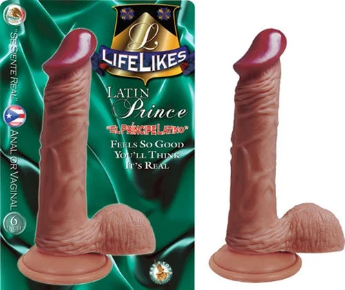 Silicone toys with calm waves-Lifelike Latin Prince 6 Inch