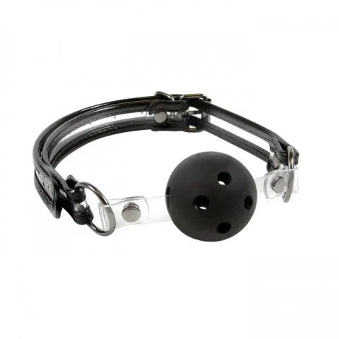 Pull-off BDSM toy cuffs-Bare Bondage Ball Gag