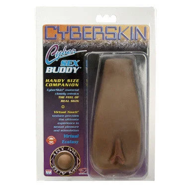 BDSM toy blindfold tones-Cyberskin Cyber Sex Buddy Cinnamon