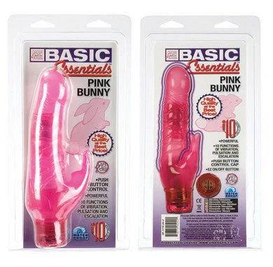 Vibrator zero noise-Basic Essentials Bunny Vibe - Pink