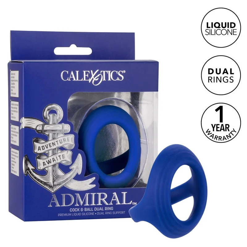 cock ring insider tips-Admiral™ Cock & Ball Dual Cock Ring by Cal Exotics