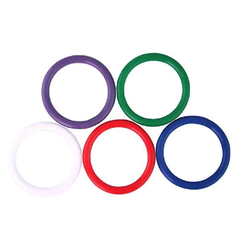 cock ring jolt-Set Of 5 Colorful Cock Rings