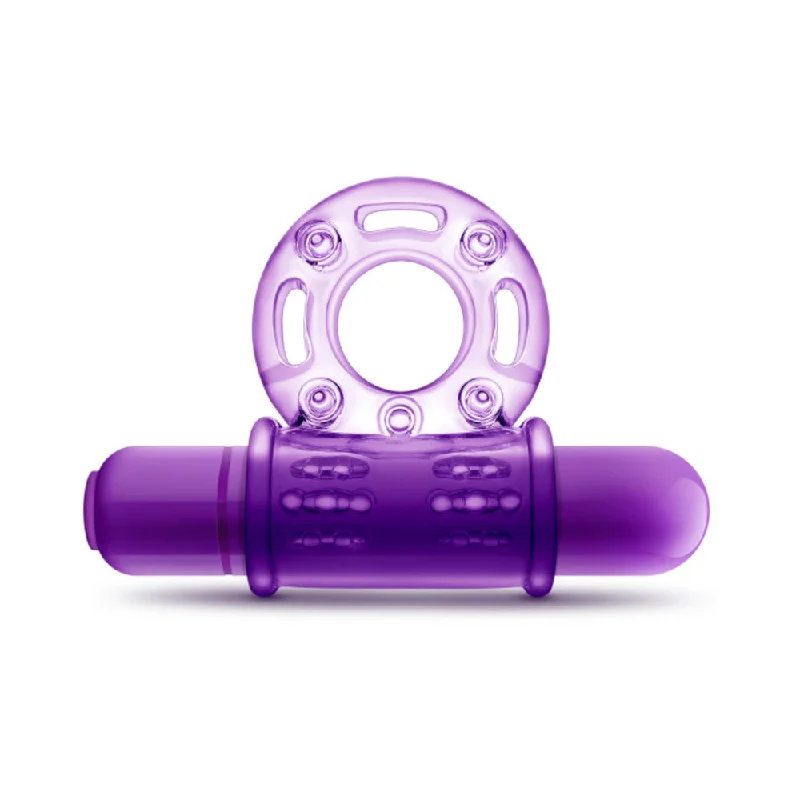 cock ring settle-Play With Me - Couples Play - Vibrating Cockring - Purple