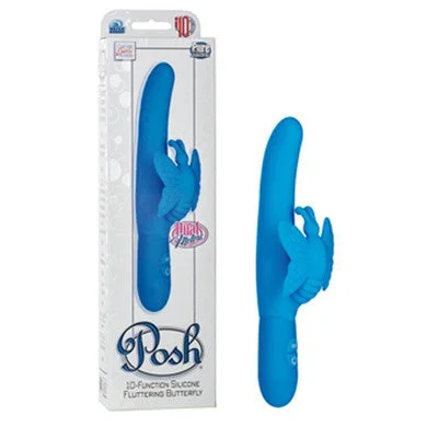 Vibrator viral pick-Posh 10-function Silicone  Fluttering Butterfly - Blue