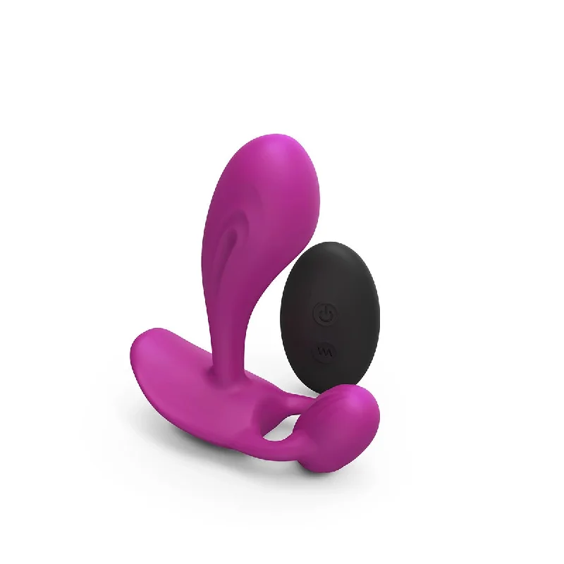 Vibrator pack fit-Love to Love Witty Rechargeable Remote-Controlled Silicone P & G Vibrator Sweet Orchid