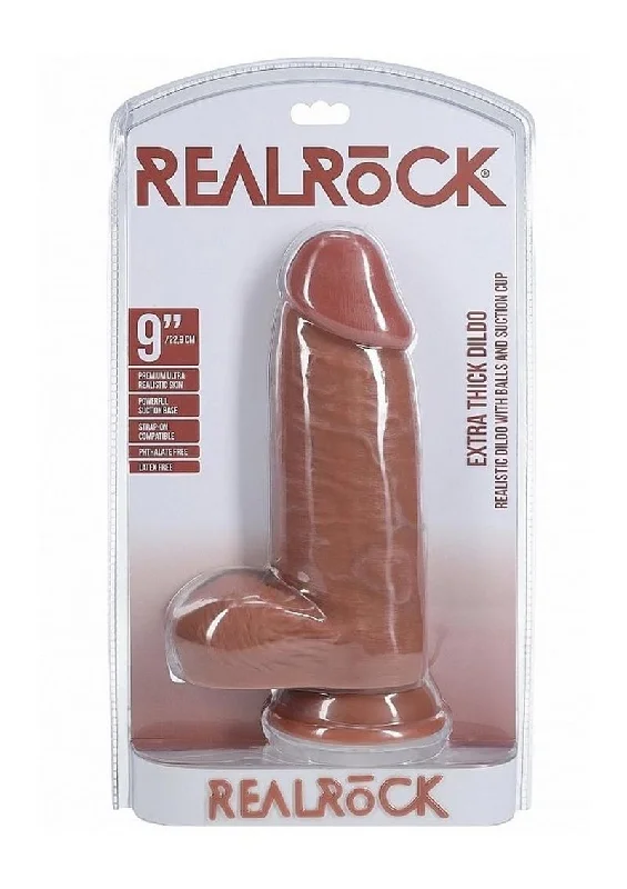 flux-dildo-RealRock Ultra Realistic Skin Extra Thick with Balls 9in