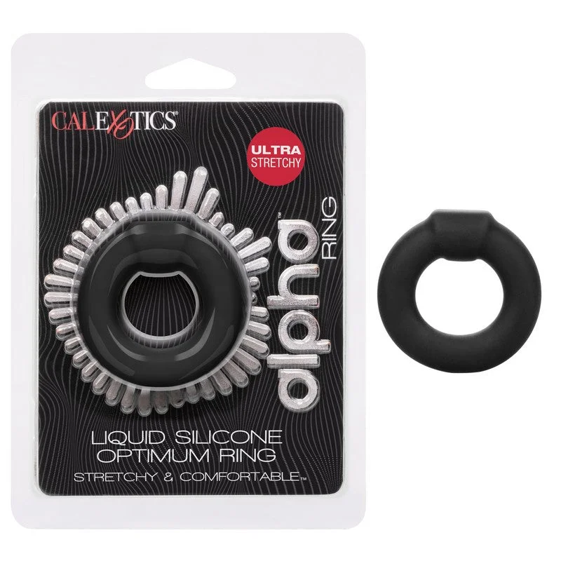 cock ring peek-Alpha Liquid Silicone Optimum Cock Ring by Cal Exotics